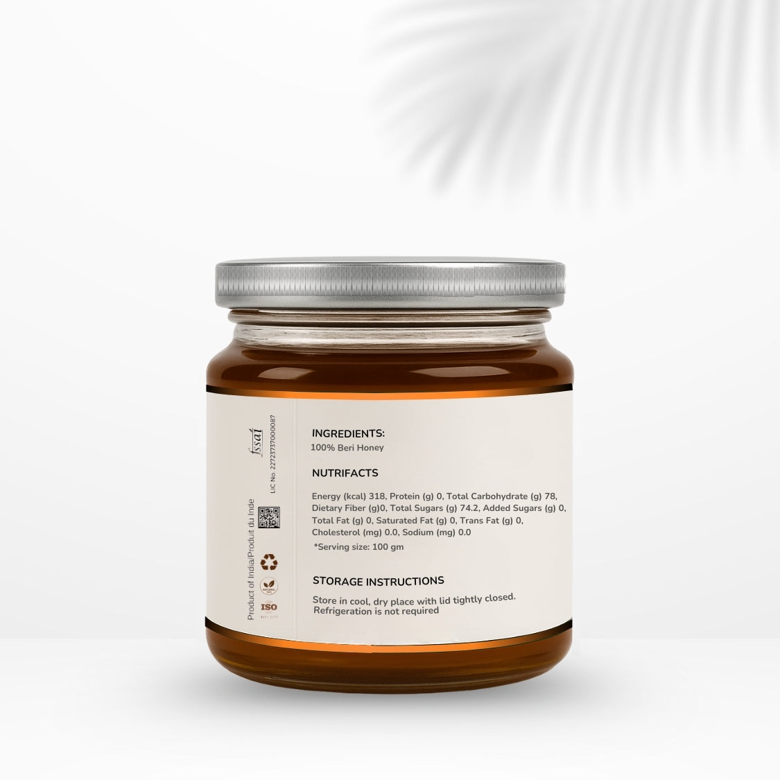 Image of Raw Unprocessed Beri Honey | 100% Pure & Natural | NMR Tested | 250 g