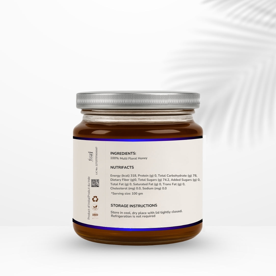 Raw Unprocessed Multi- Floral Honey | 100% Pure & Natural | NMR Tested | 250 g