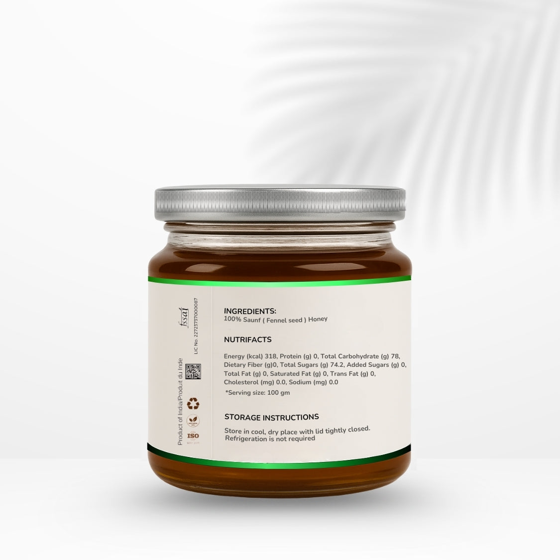 Image of Raw Unprocessed Saunf Honey | 100% Pure & Natural | NMR Tested | 250 g