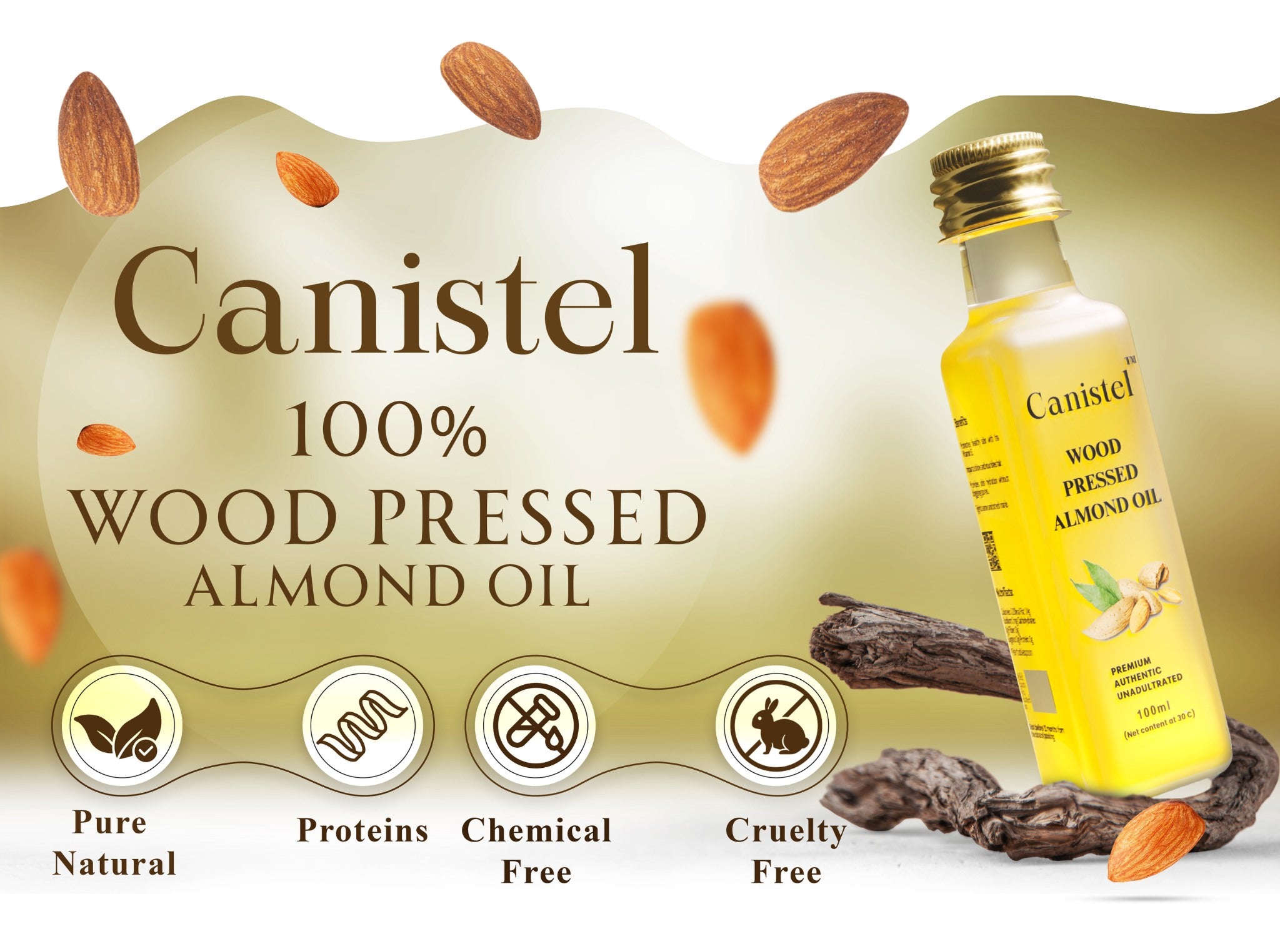 Image of Combo Wood Pressed Almond & Black Sesame Oil | Gingelly Oil