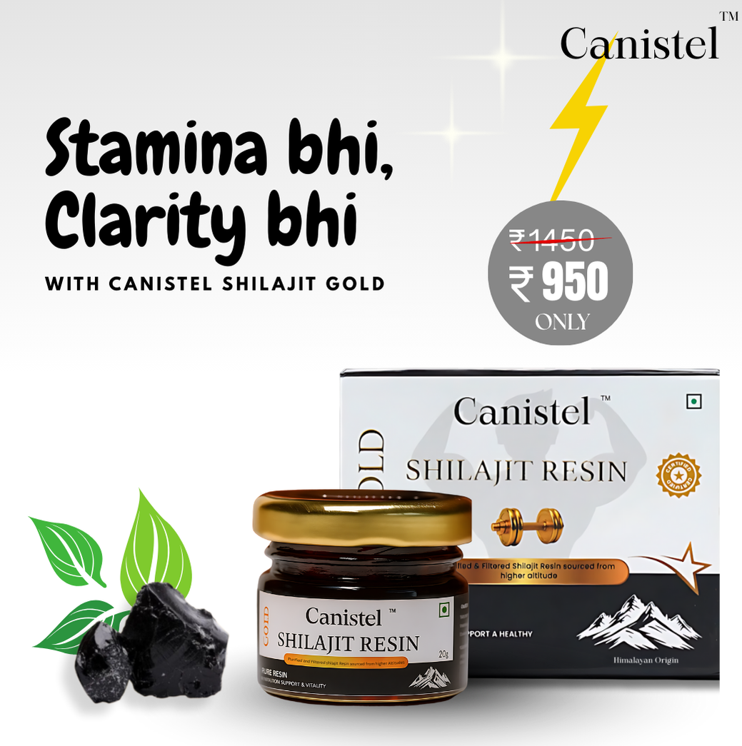 Canistel Shilajit Resin Gold – Himalayan Purity | 100% Natural Ayurvedic Supplement