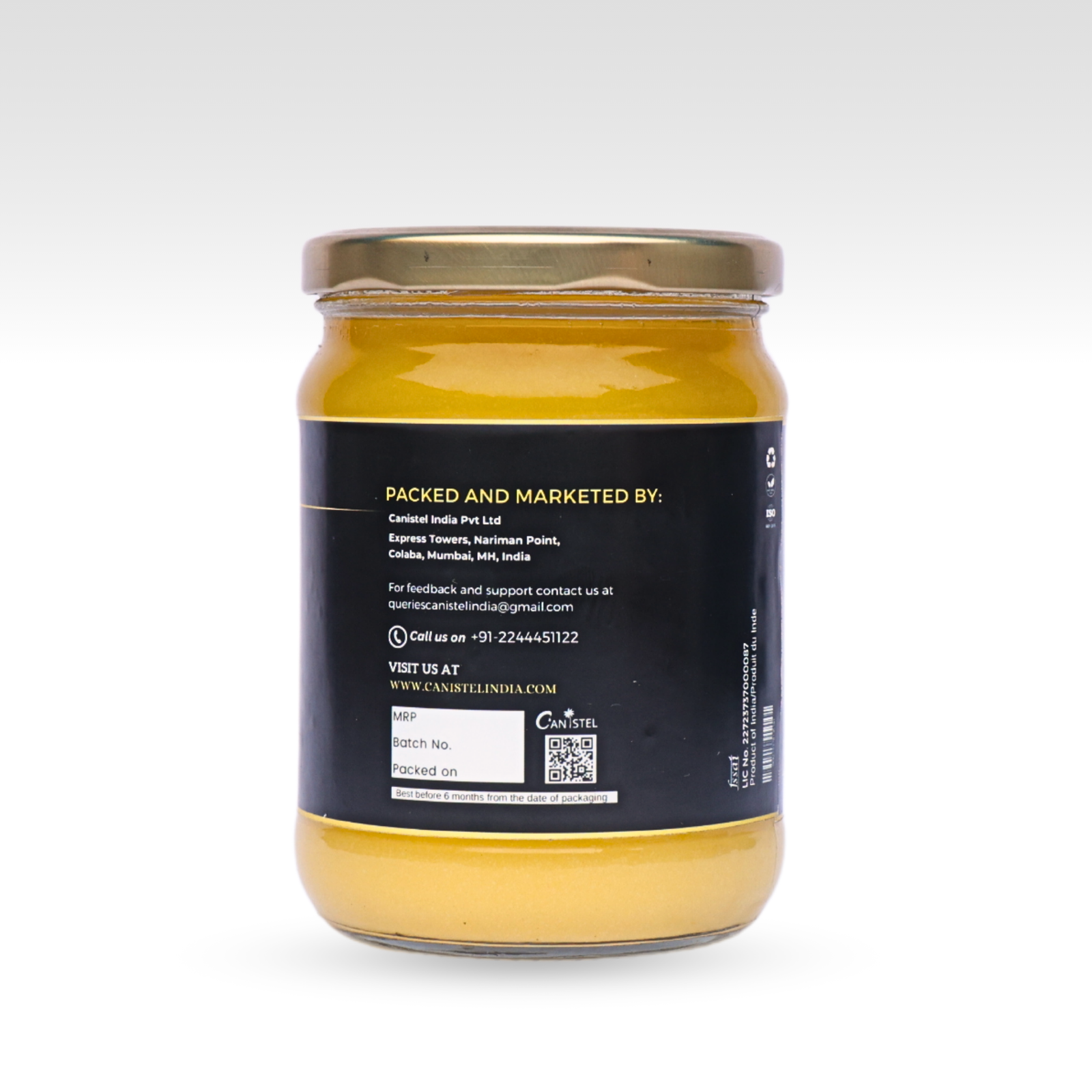 Canistel A2 Desi Gir Cow Ghee | Traditional Bilona Churned | 100% Natural - canistelindia