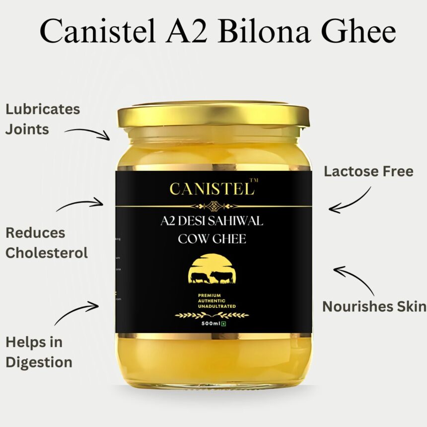 Image of Canistel A2 Desi Sahiwal Cow Ghee – Traditional Bilona Churned – 100% Natural - canistelindia