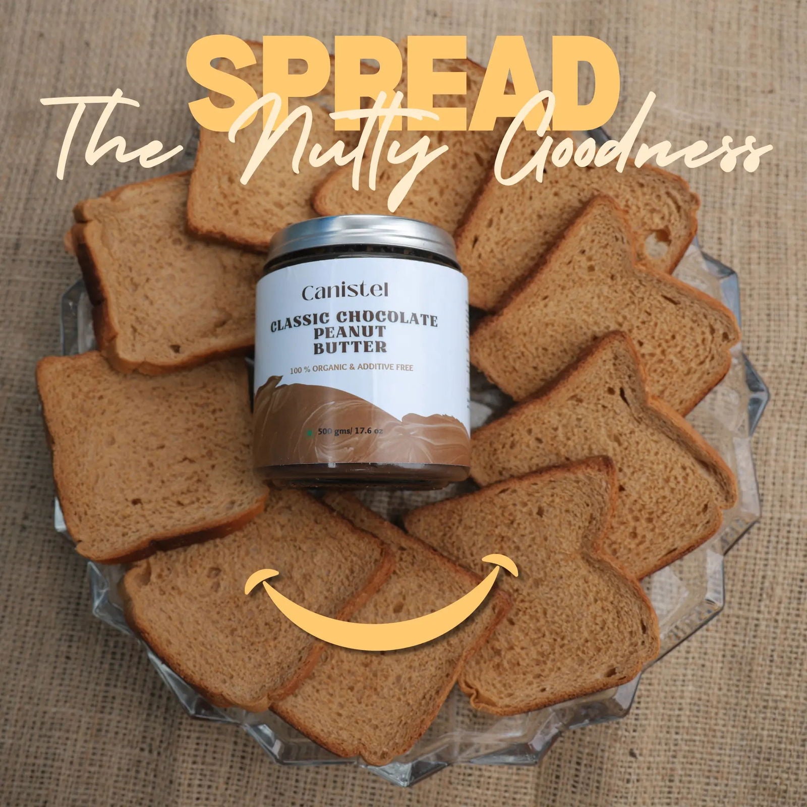 Image of Canistel Classic Chocolate Peanut Butter | (500grams) | Protein Rich - canistelindia