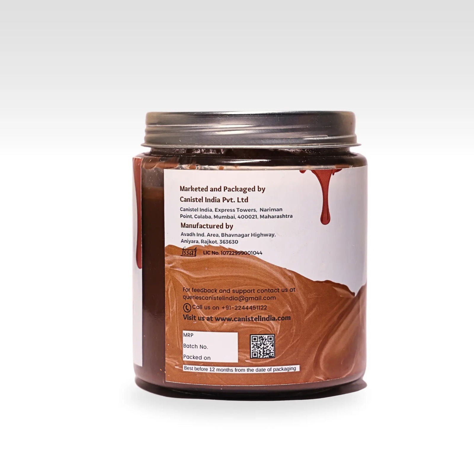 Image of Canistel Classic Chocolate Peanut Butter | (500grams) | Protein Rich - canistelindia