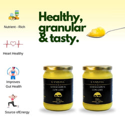 Image of Combo A2 Desi Sahiwal Cow Ghee – Traditional Bilona Churned (Pack of 2) - canistelindia