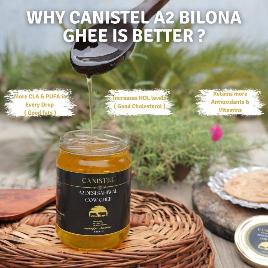 Combo A2 Sahiwal Cow Ghee & Black Sesame Oil | Gingelly Oil - canistelindia