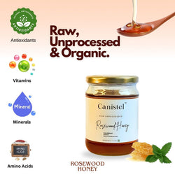 Image of Combo Rosewood Honey & Multi- Floral Honey| 100% Pure & Natural | Raw Unprocessed - canistelindia