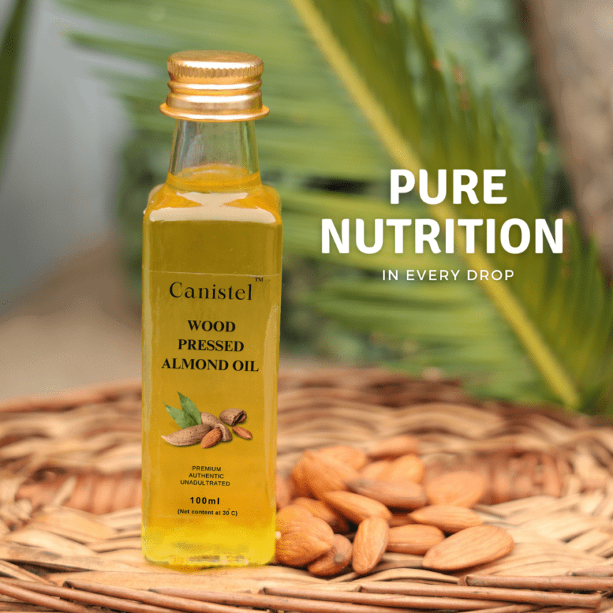 Combo Wood Pressed Almond & Black Sesame Oil | Gingelly Oil - canistelindia