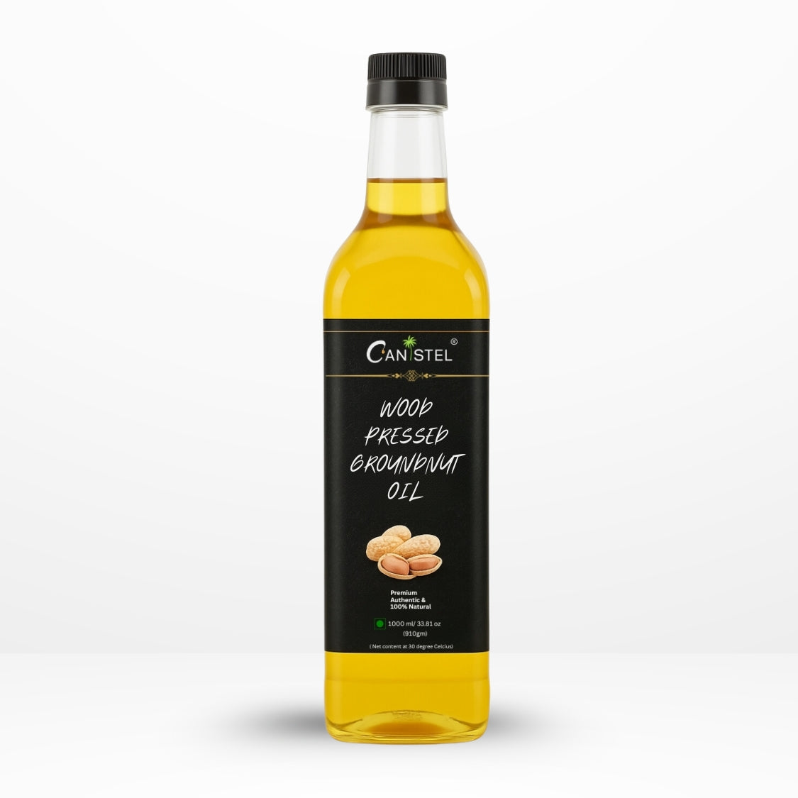 Wood Pressed Groundnut Peanuts Oil 1 Litre | Natural | Chemical-Free