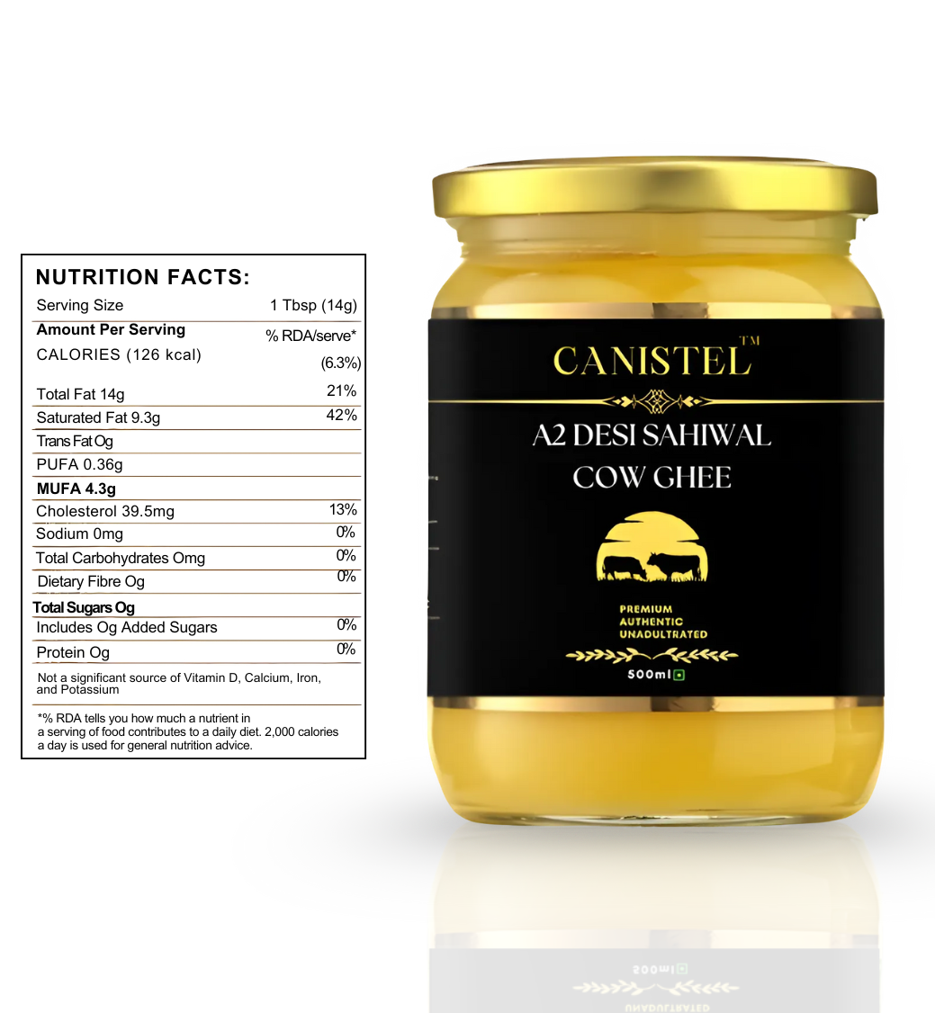 Image of Canistel A2 Desi Sahiwal Cow Ghee – Traditional Bilona Churned – 100% Natural