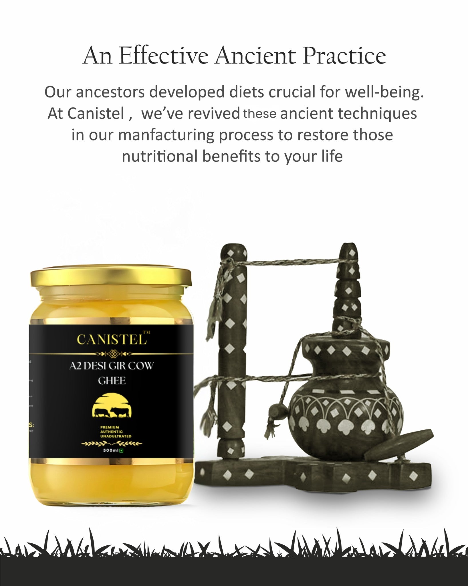 Image of A2 Desi Gir Cow & Sahiwal Cow Ghee Combo | Traditional Bilona Churned (Pack of 2)