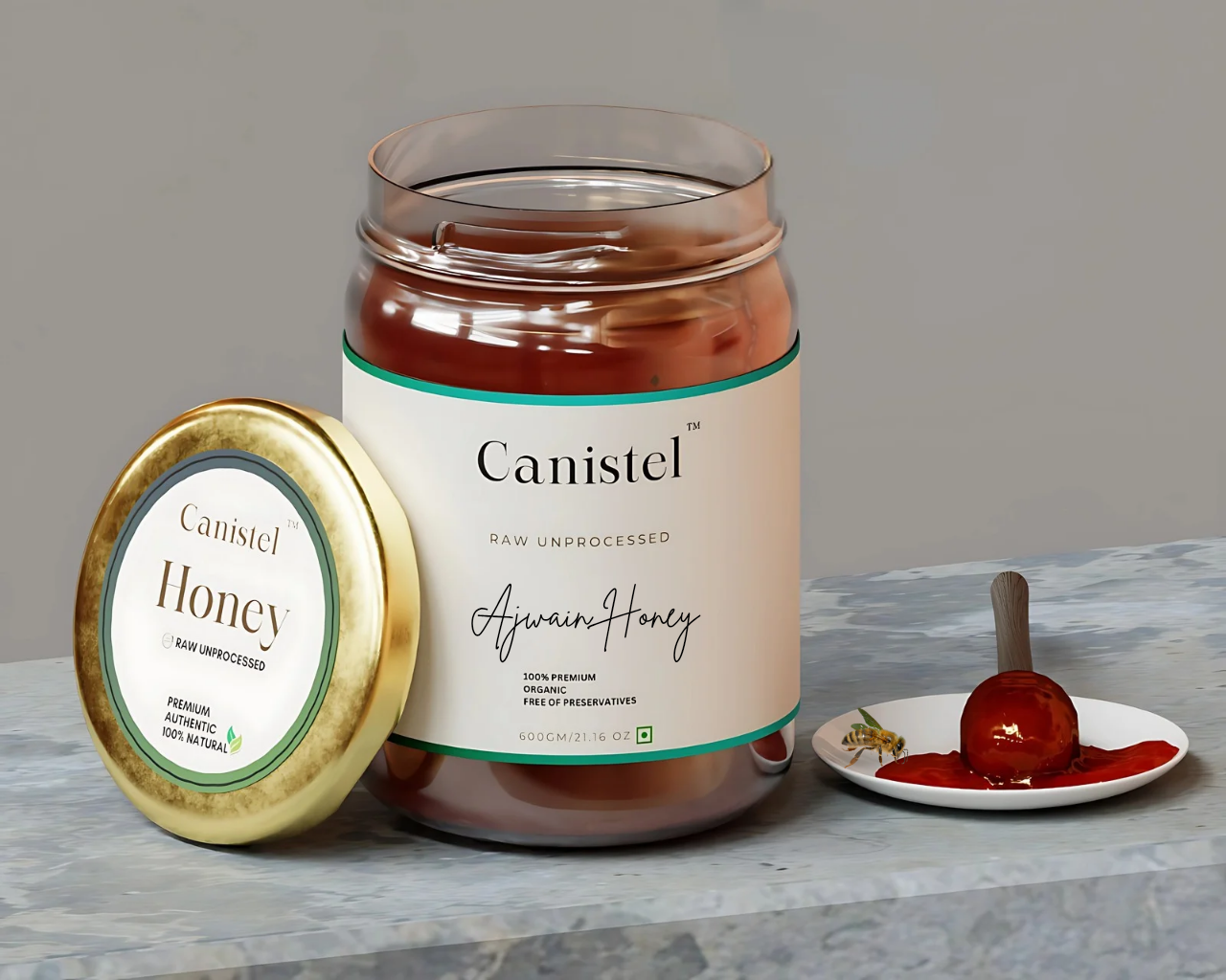 Image of Raw Unprocessed Ajwain Honey | 100% Pure & Natural - canistelindia