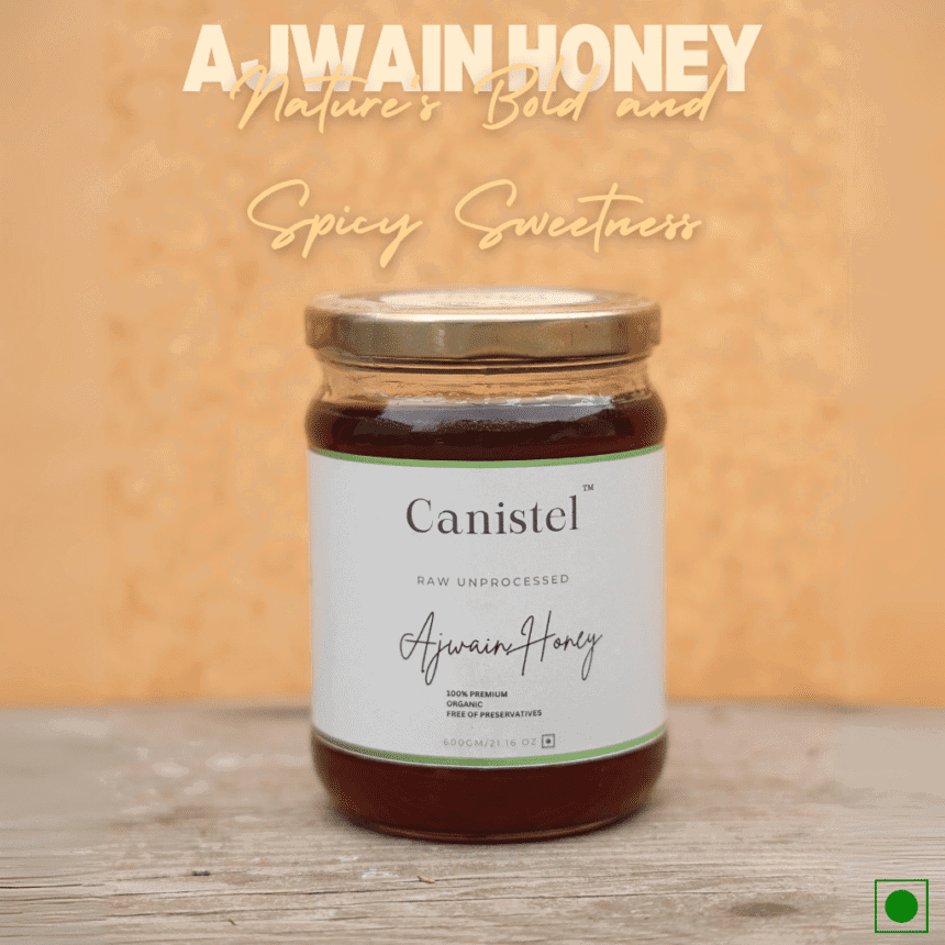 Raw Unprocessed Ajwain Honey | 100% Pure & Natural - canistelindia