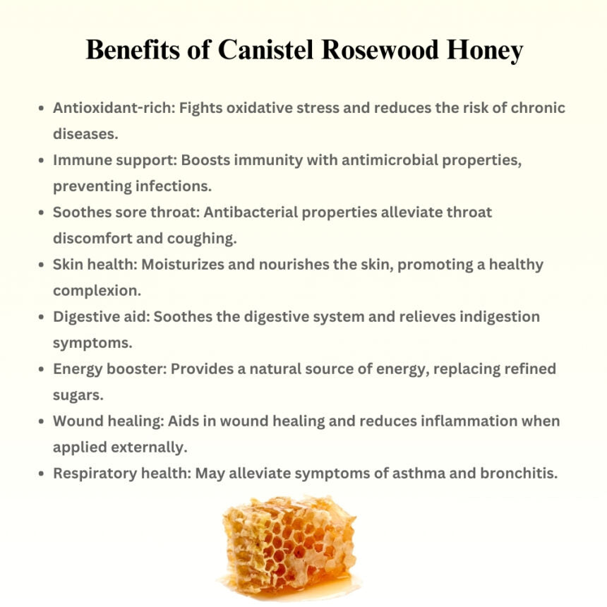 Raw Unprocessed Rosewood Honey | 100% Pure & Natural - canistelindia