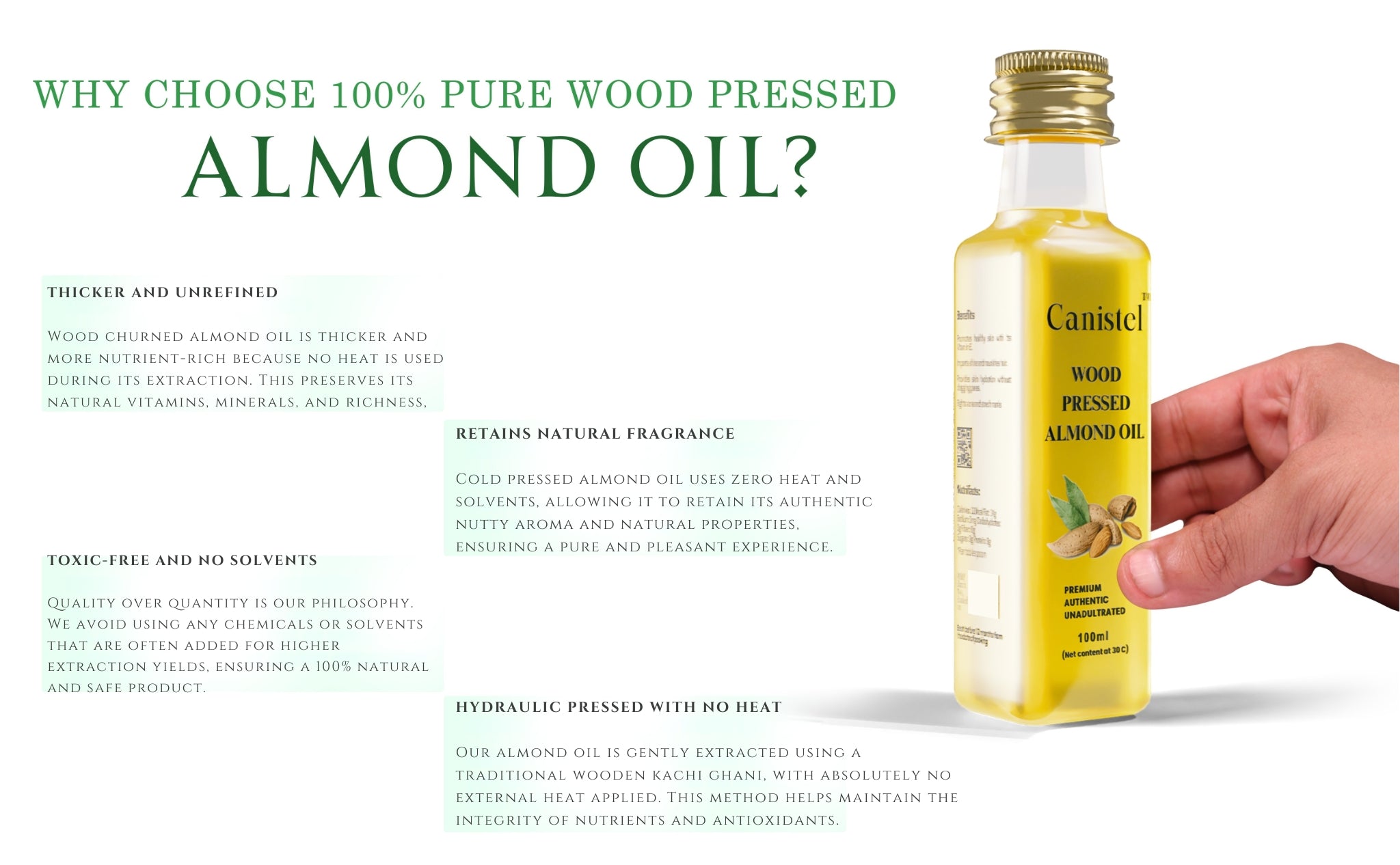 Image of Combo Wood Pressed Almond & Black Sesame Oil | Gingelly Oil