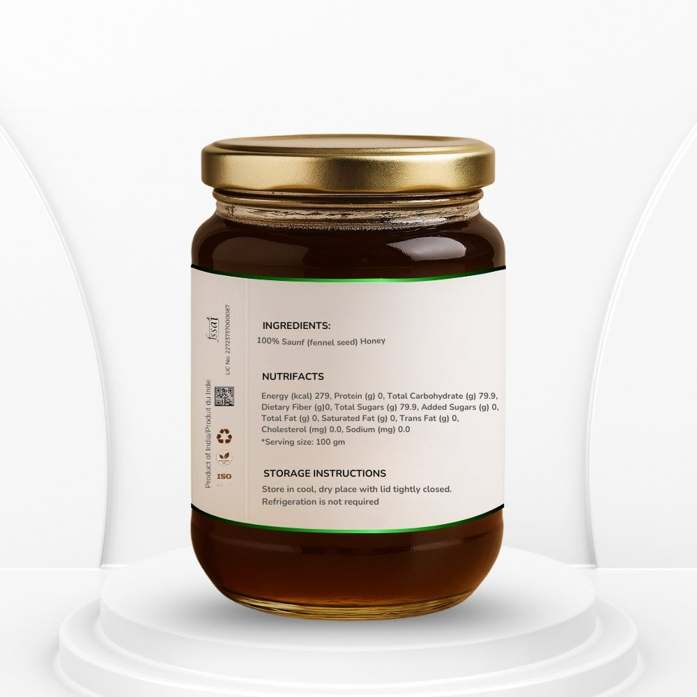 Image of Raw Unprocessed Saunf Honey | 100% Pure & Natural