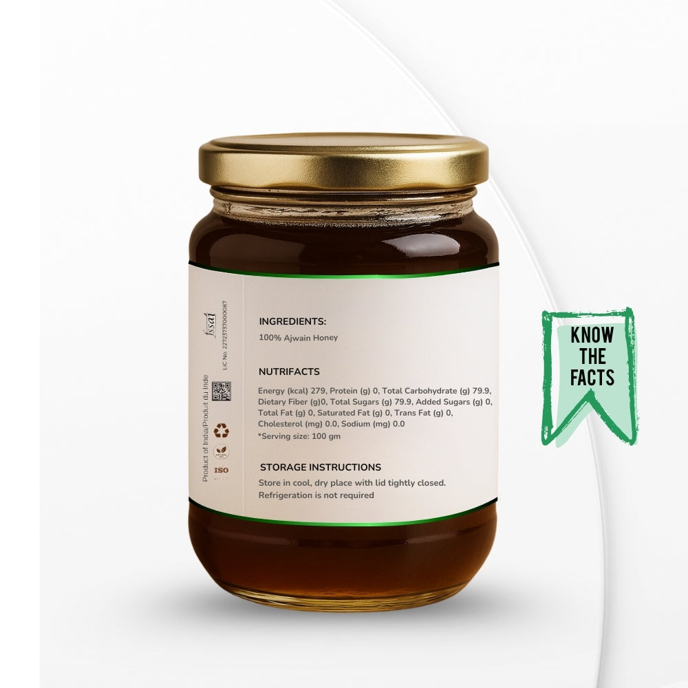 Image of Raw Unprocessed Ajwain Honey | 100% Pure & Natural