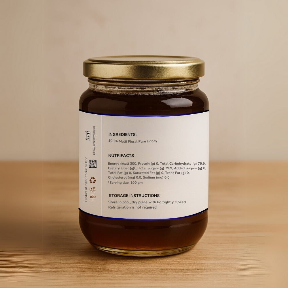 Image of Combo Rosewood Honey & Multi- Floral Honey| 100% Pure & Natural | Raw Unprocessed
