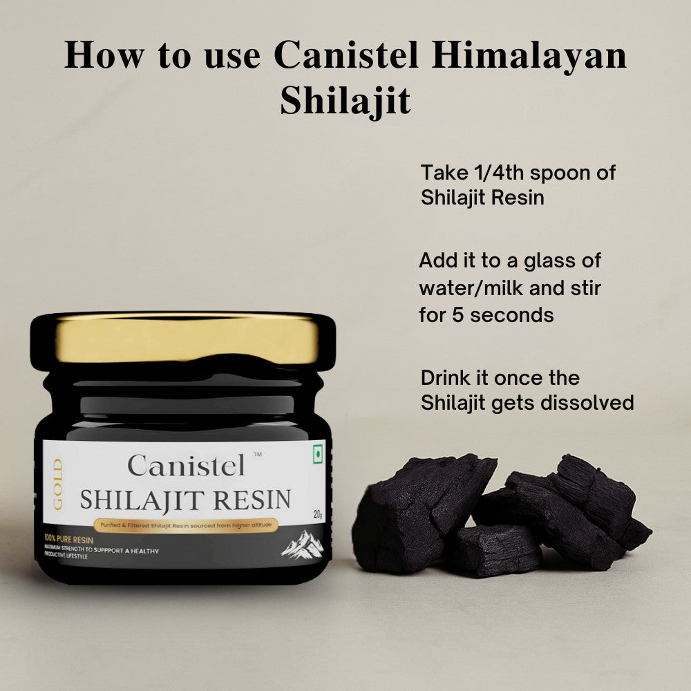 Image of Canistel Shilajit Resin Gold – Himalayan Purity | 100% Natural Ayurvedic Supplement