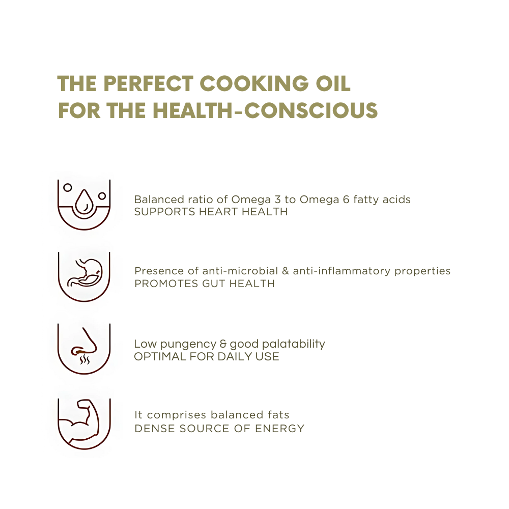 Image of Wood Pressed Yellow Mustard Oil – (1 L Pack) | 100% Natural | Naturally Pressed