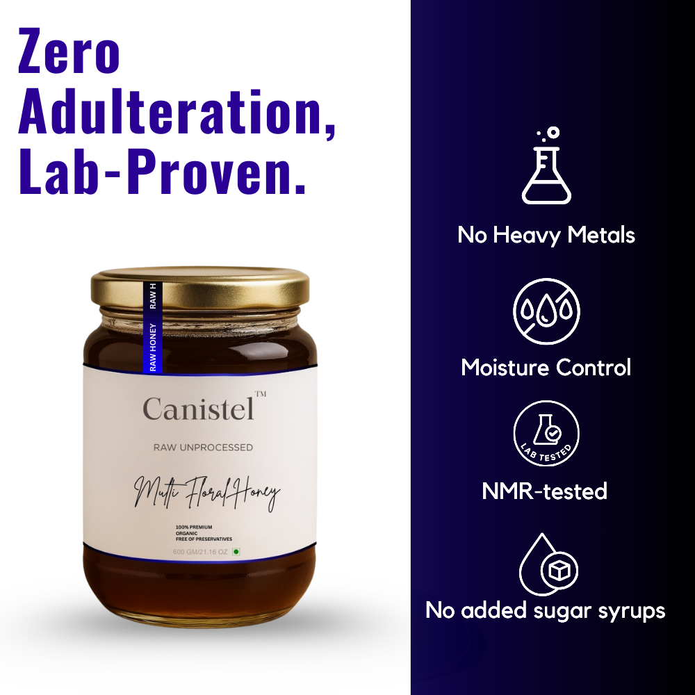 Image of Raw Unprocessed Multi- Floral Honey | 100% Pure & Natural