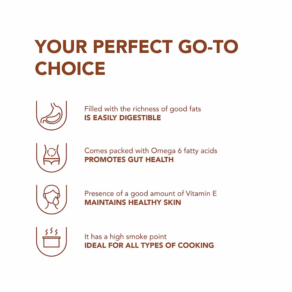 Image of Wood Pressed Groundnut Peanuts Oil 1 Litre | Natural | Chemical-Free