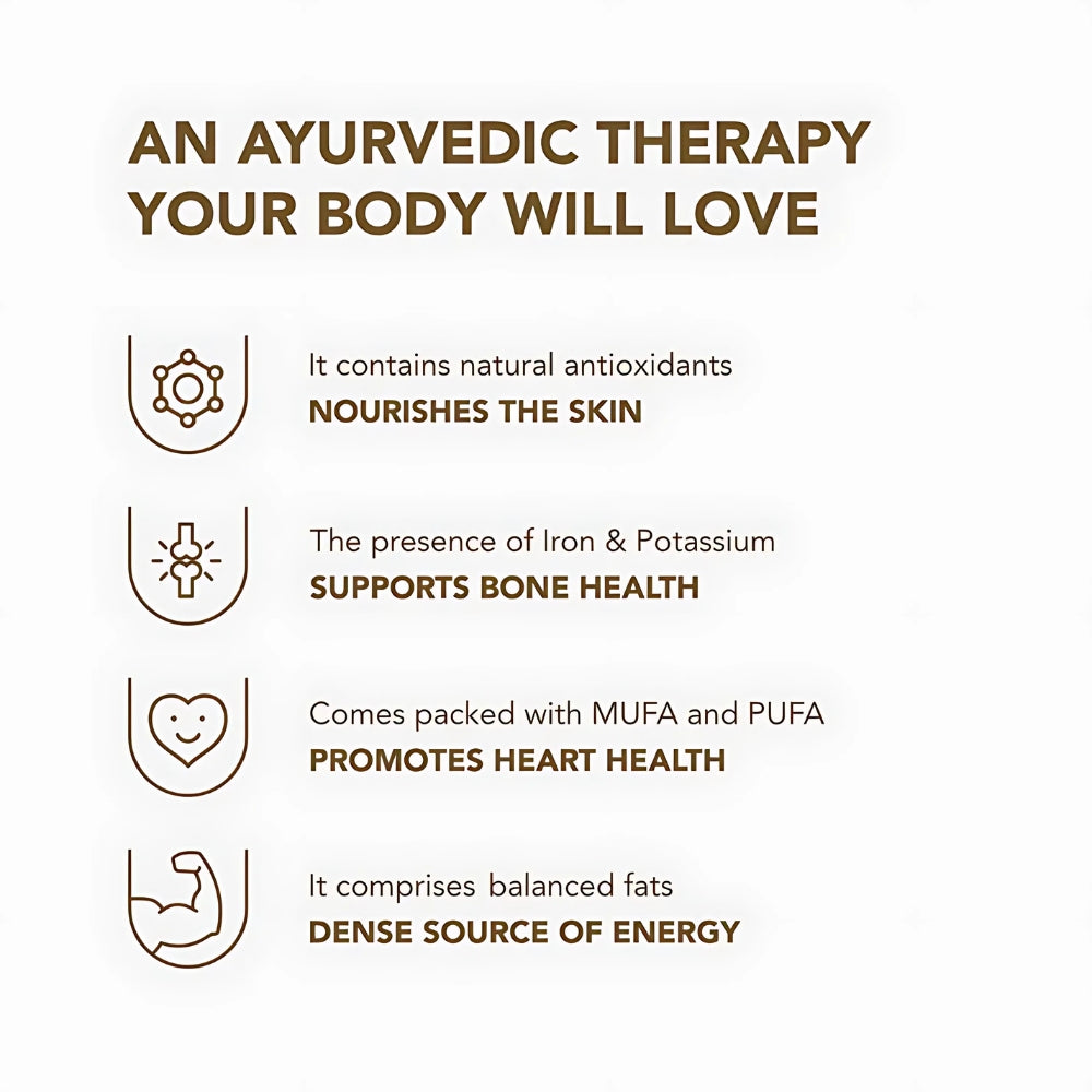 Image of Combo Wood Pressed Almond & Black Sesame Oil | Gingelly Oil