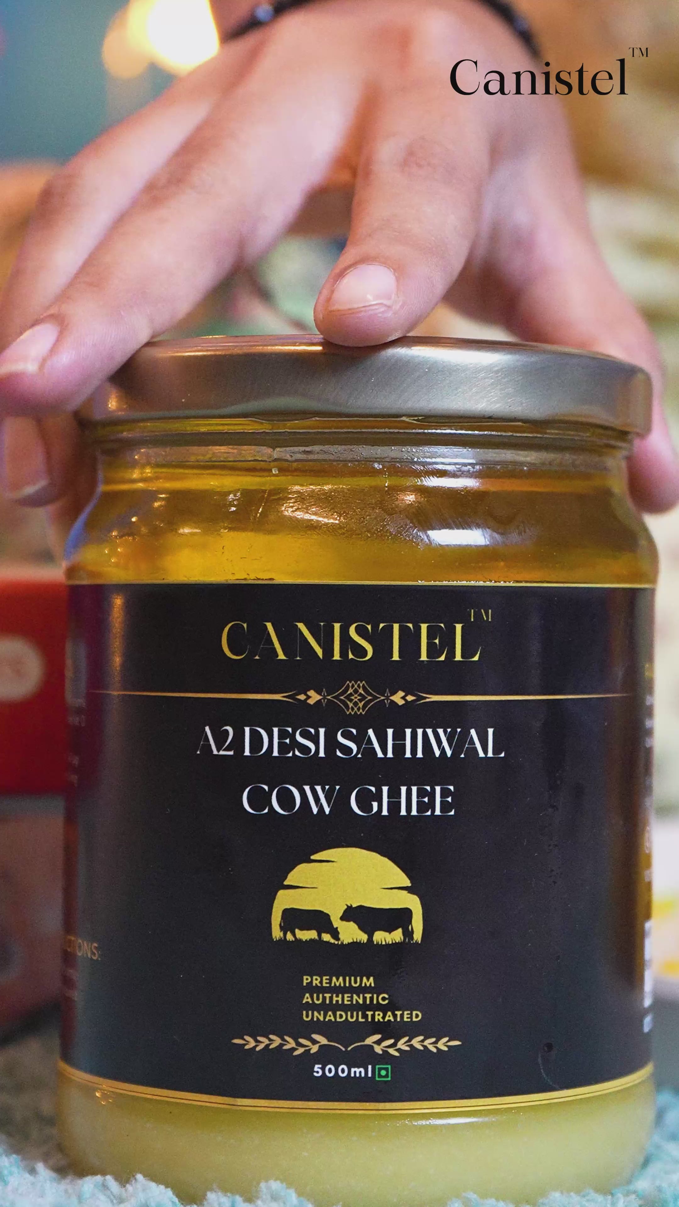 Image of A2 Desi Gir Cow & Sahiwal Cow Ghee Combo | Traditional Bilona Churned (Pack of 2)